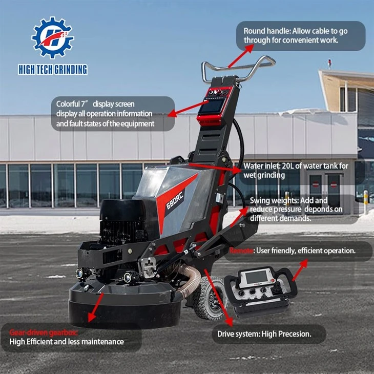 Telecontrol Concrete Grinding Machine